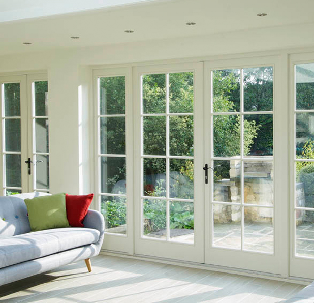 Timber French doors