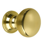 contoured gold door knob